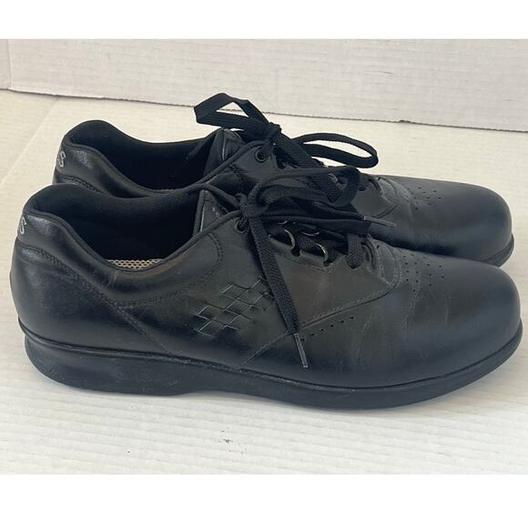 Women's SAS Tripad Comfort Black Leather Walking Sneakers Athletic Size 9.5 - Picture 2 of 9